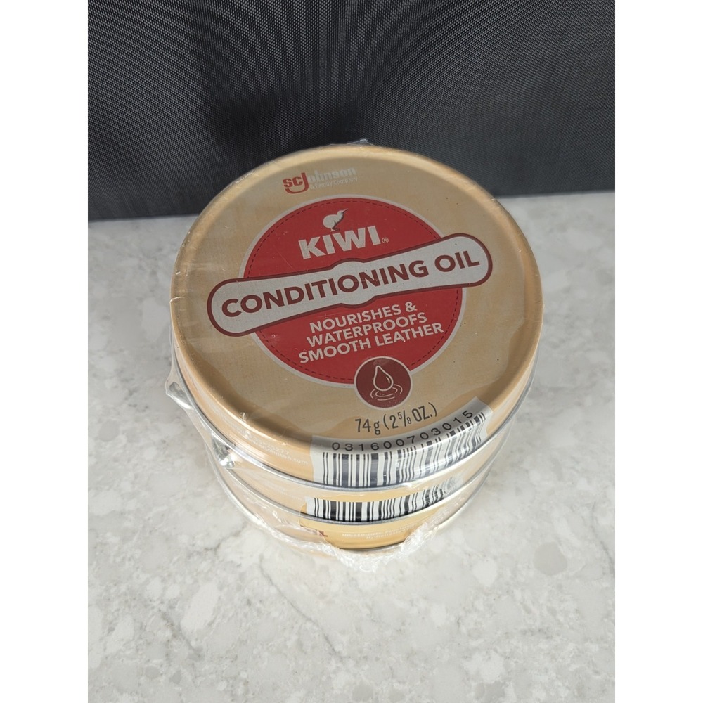 3 Pk KIWI CONDITIONING OIL Nourishes Waterproofs Smooth Leather NEW 2.62 Oz Each